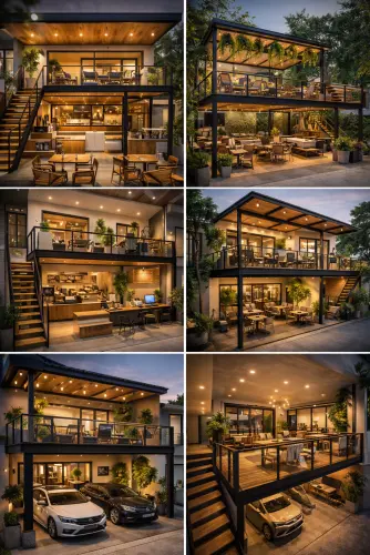Mezannine Cafe Modern di Cakung